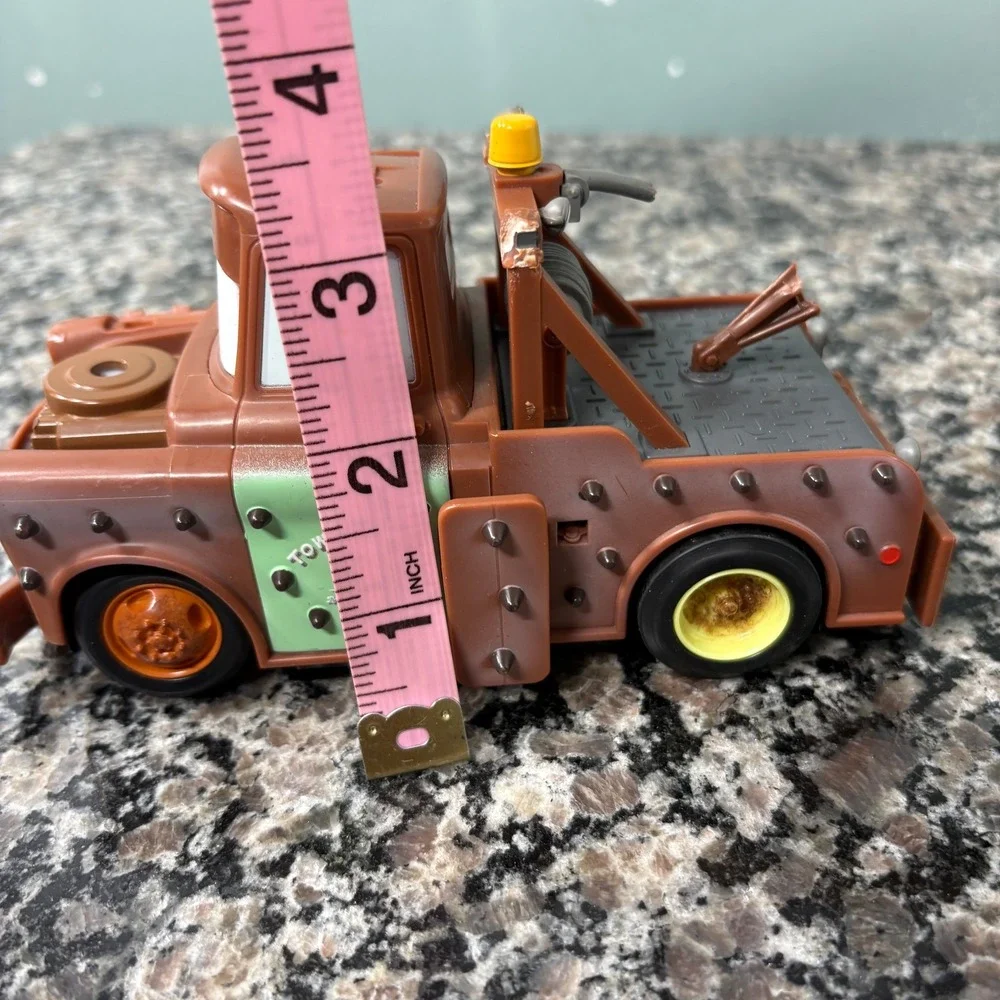 Disney Pixar Cars Tow Mater Spiked Mad Max Style Toy Truck Brown Plastic 6.5in